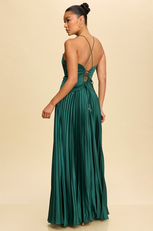 Pleated Gown