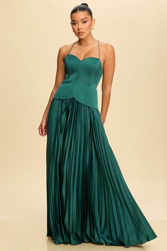 Pleated Gown