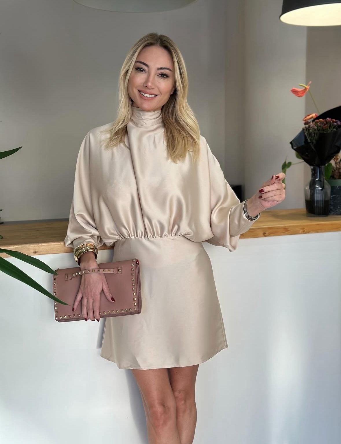 Cocktail Satin Dress