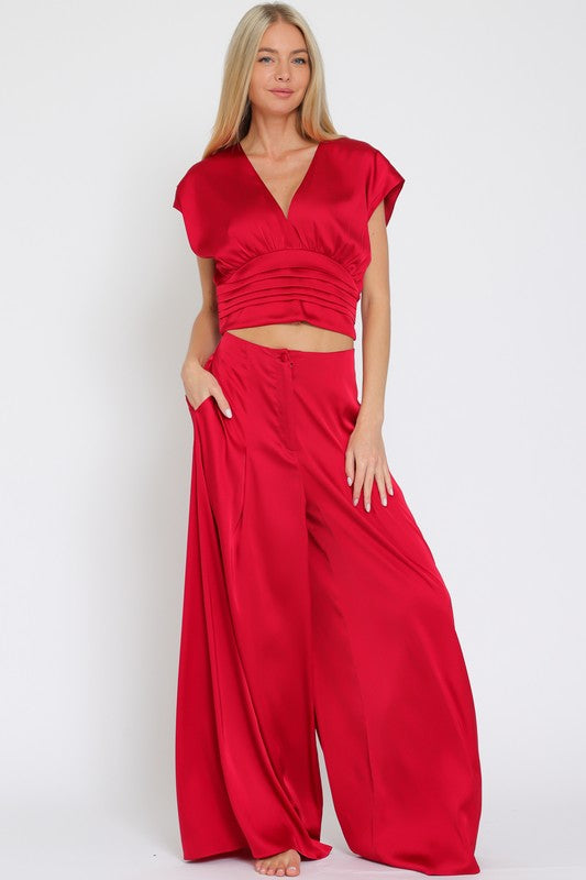 Red Palazzos