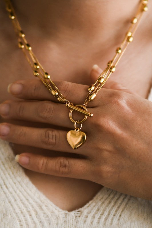 Heart Charms Necklace