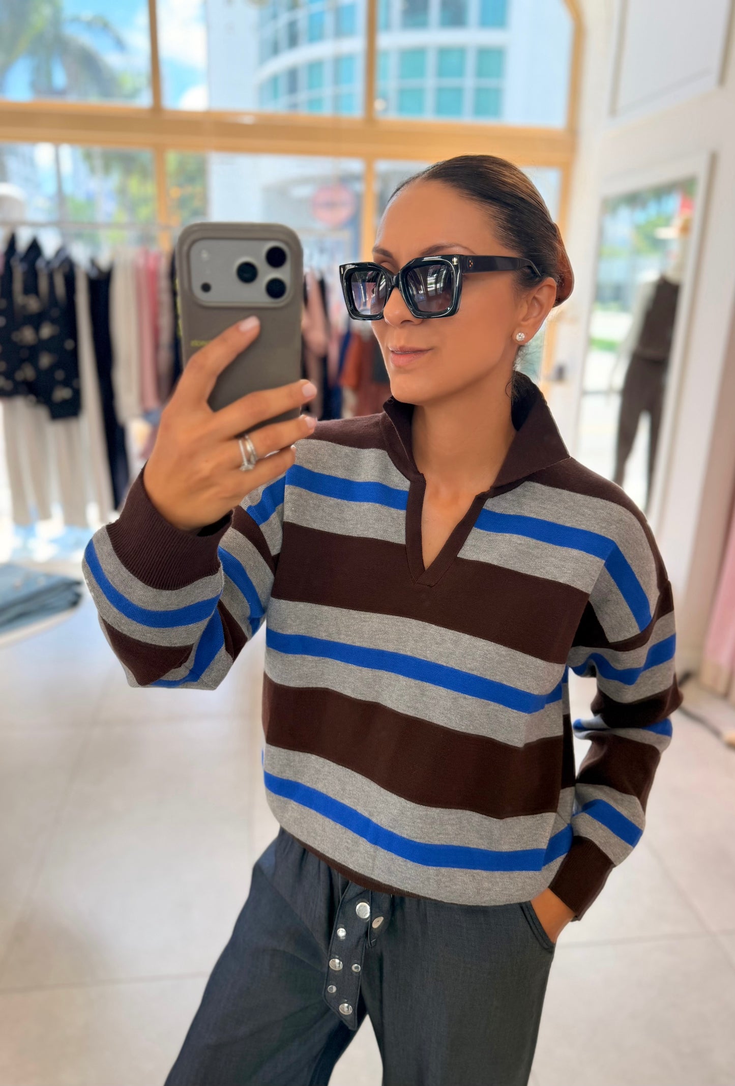 Polo Knit Sweater