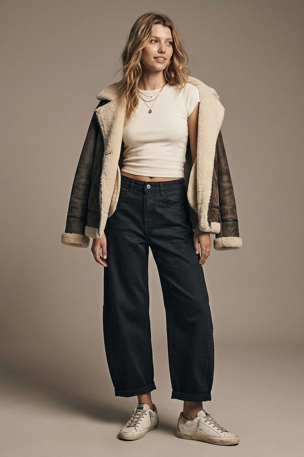 Color Barrel Jeans