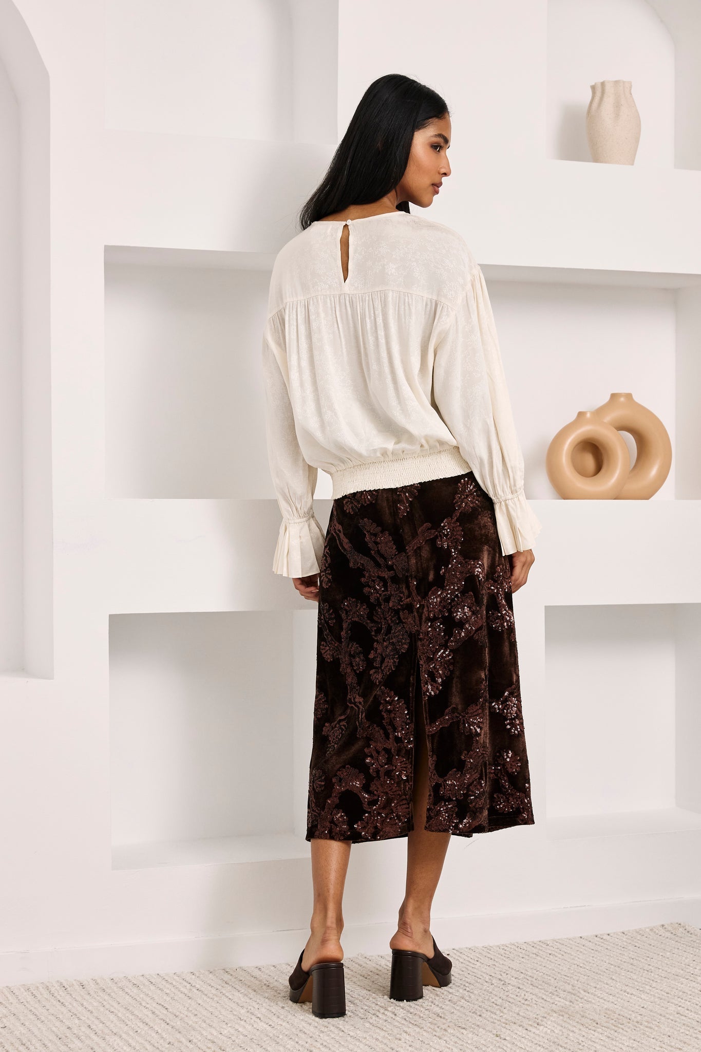 Velvet skirt