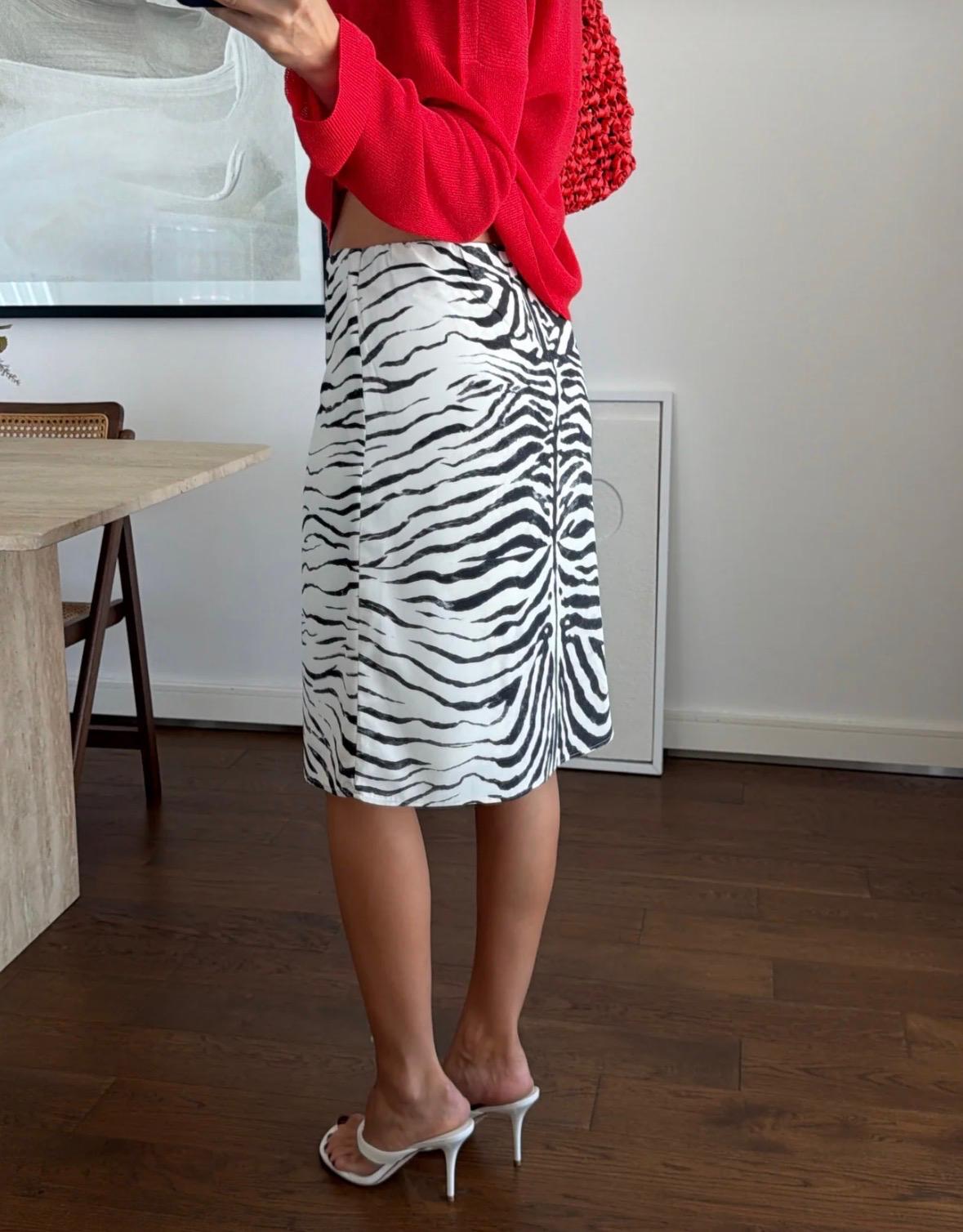 Zebra Skirt