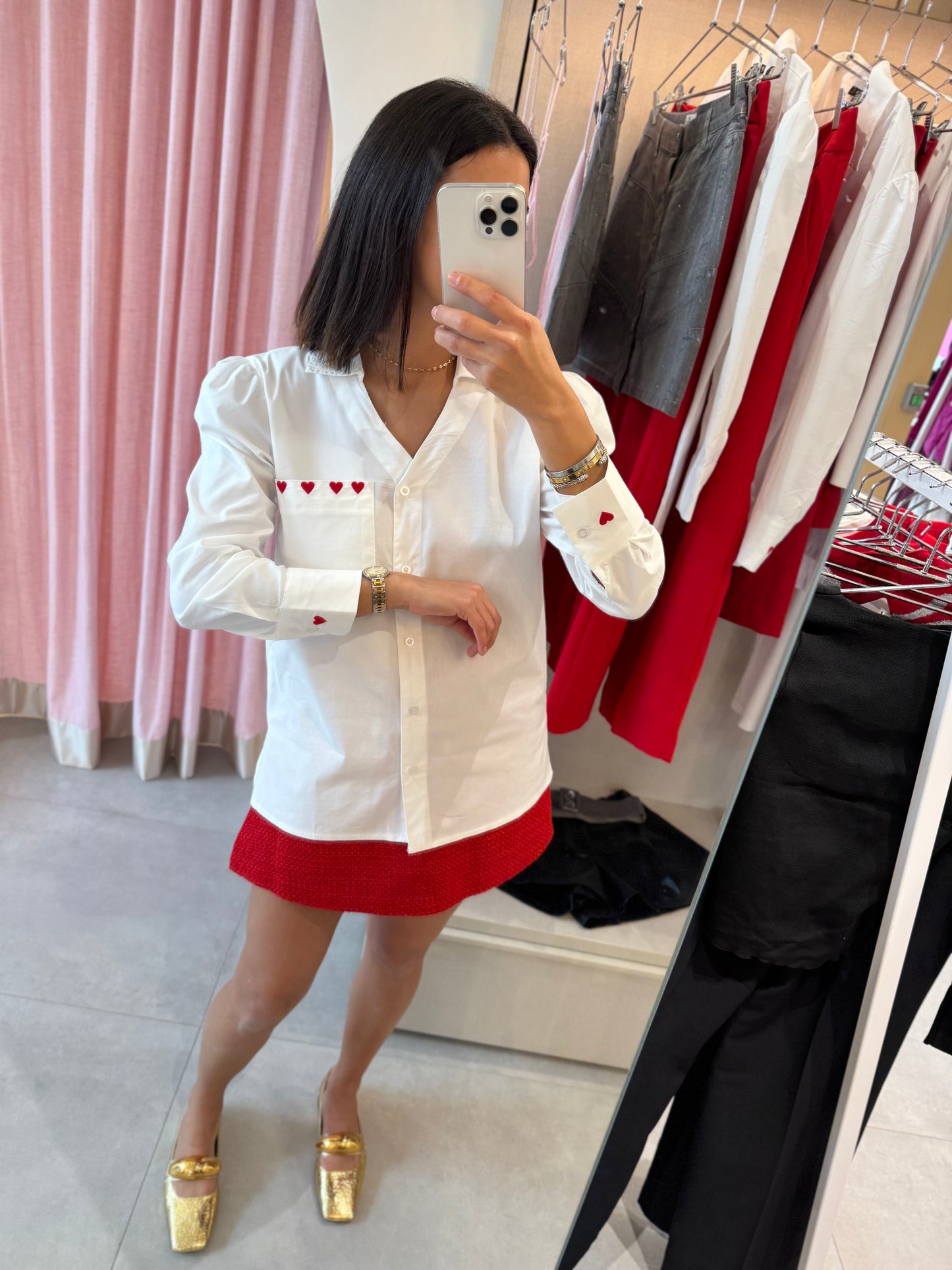 Hearts White Shirt