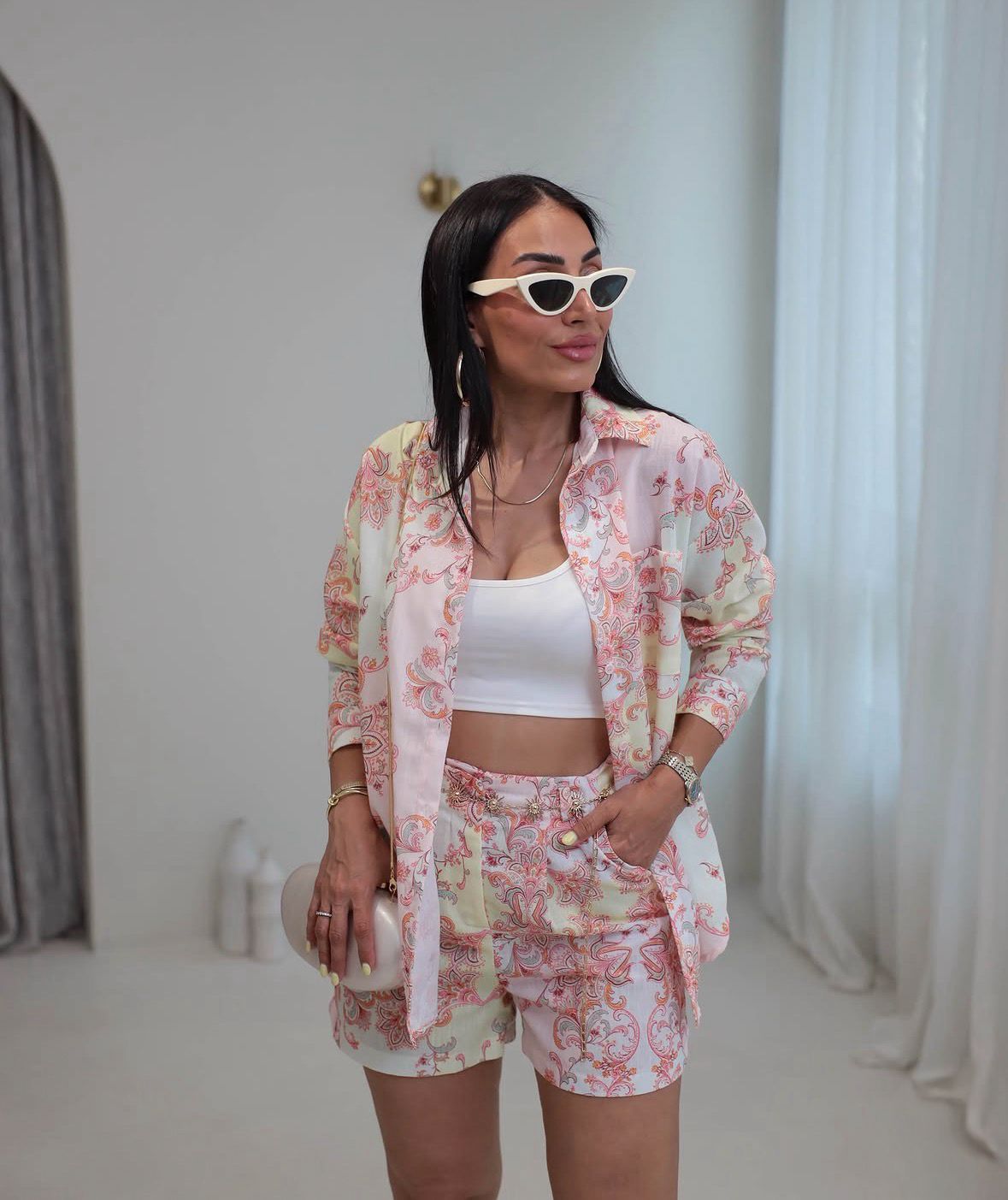 Blush Paisley Shirt