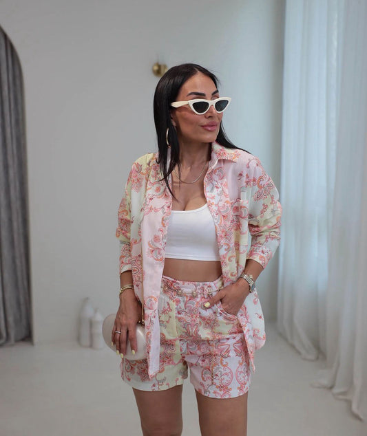 Blush Paisley Shirt