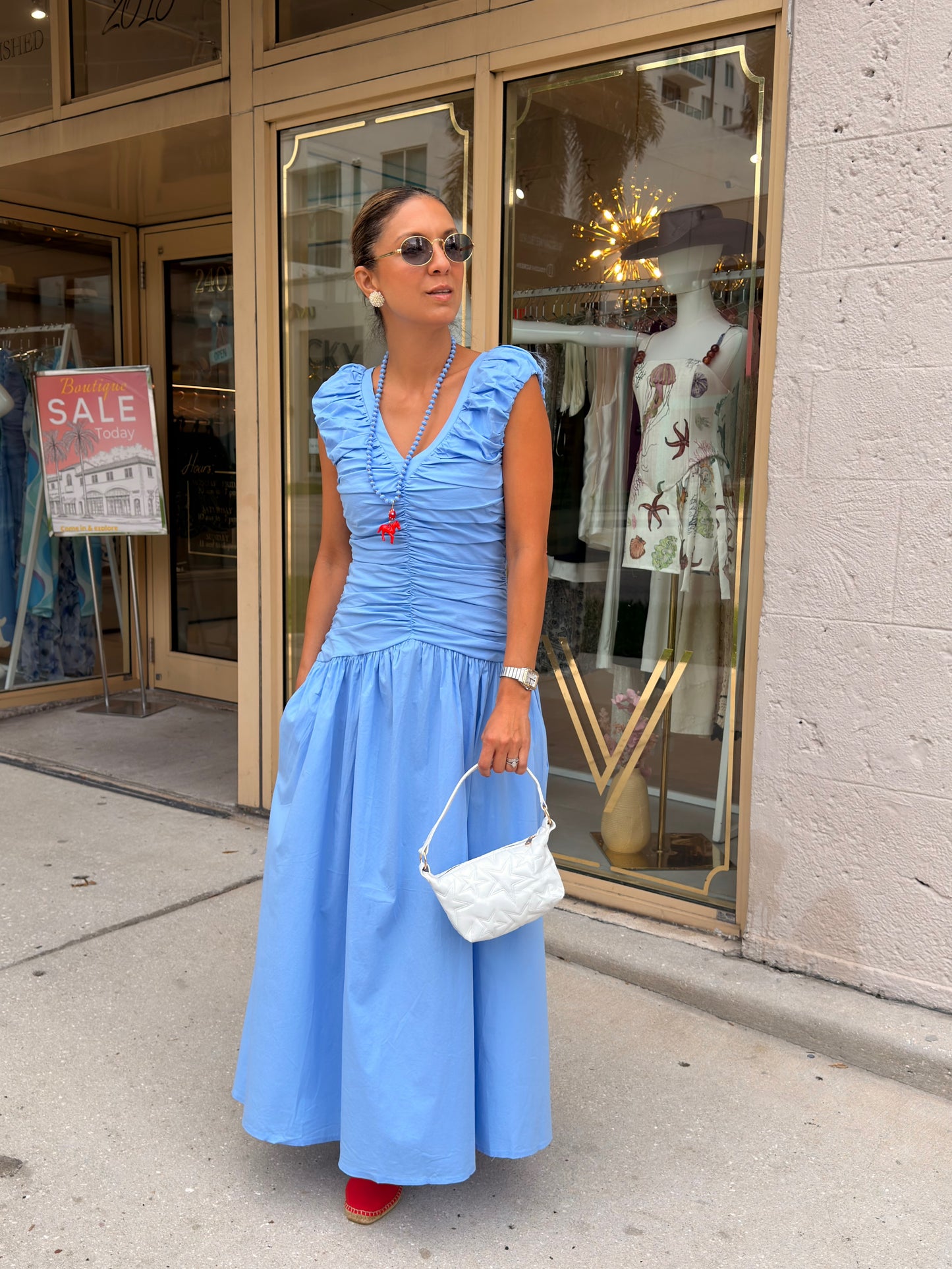Coastal maxi dress