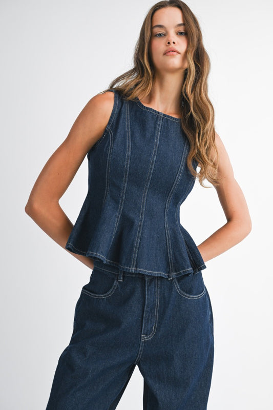 Lu Denim Top
