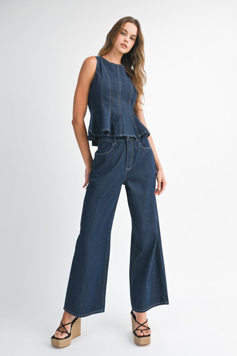 Lu Dark Denim Pants