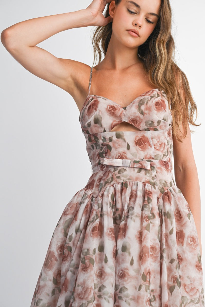Rose Cocktail Dress