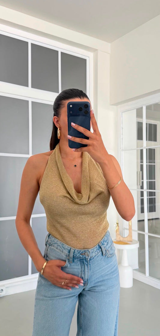 Shimmer top