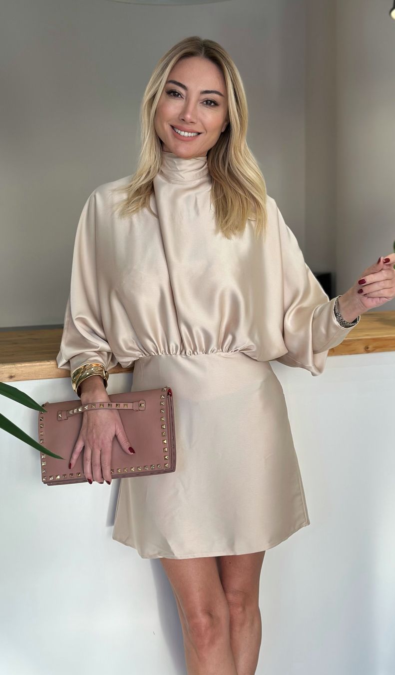 Cocktail Satin Dress