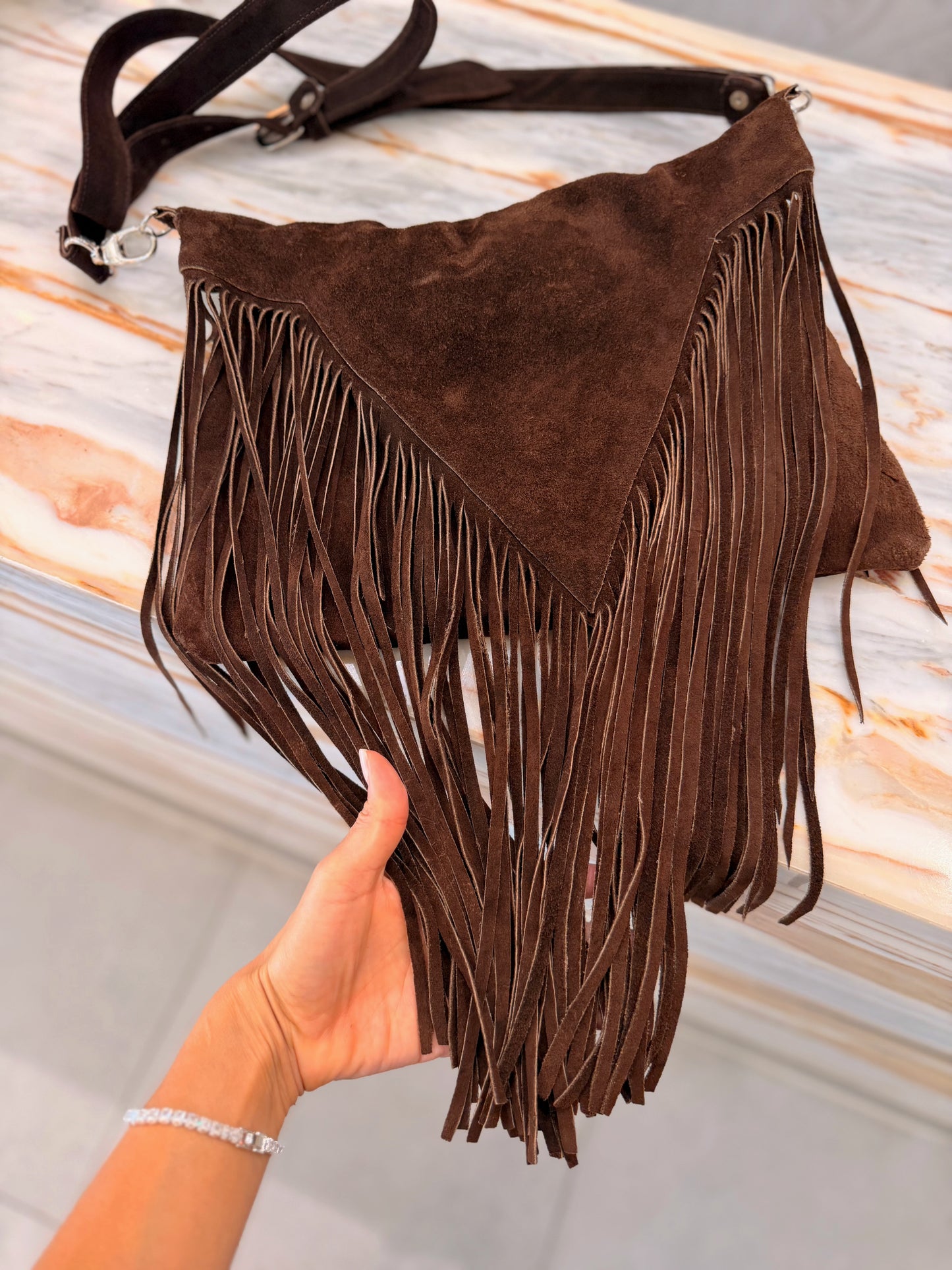 Pre-Loved fringes bag