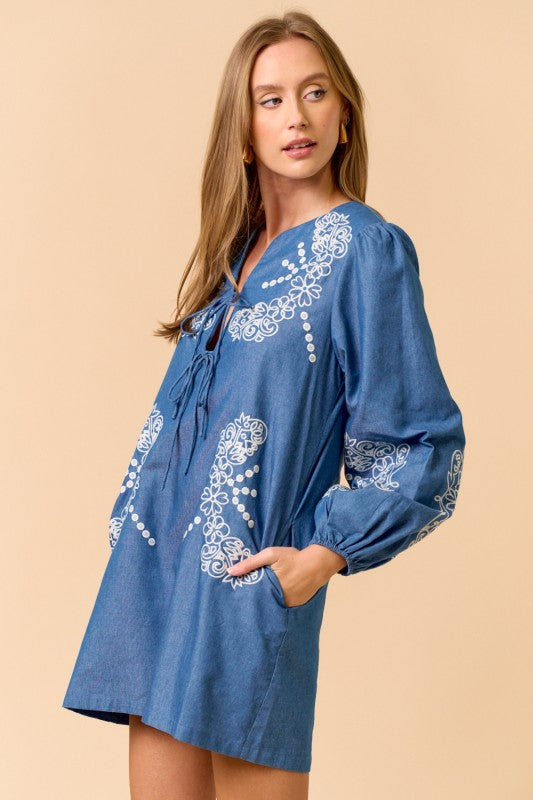 Embroidered Dress