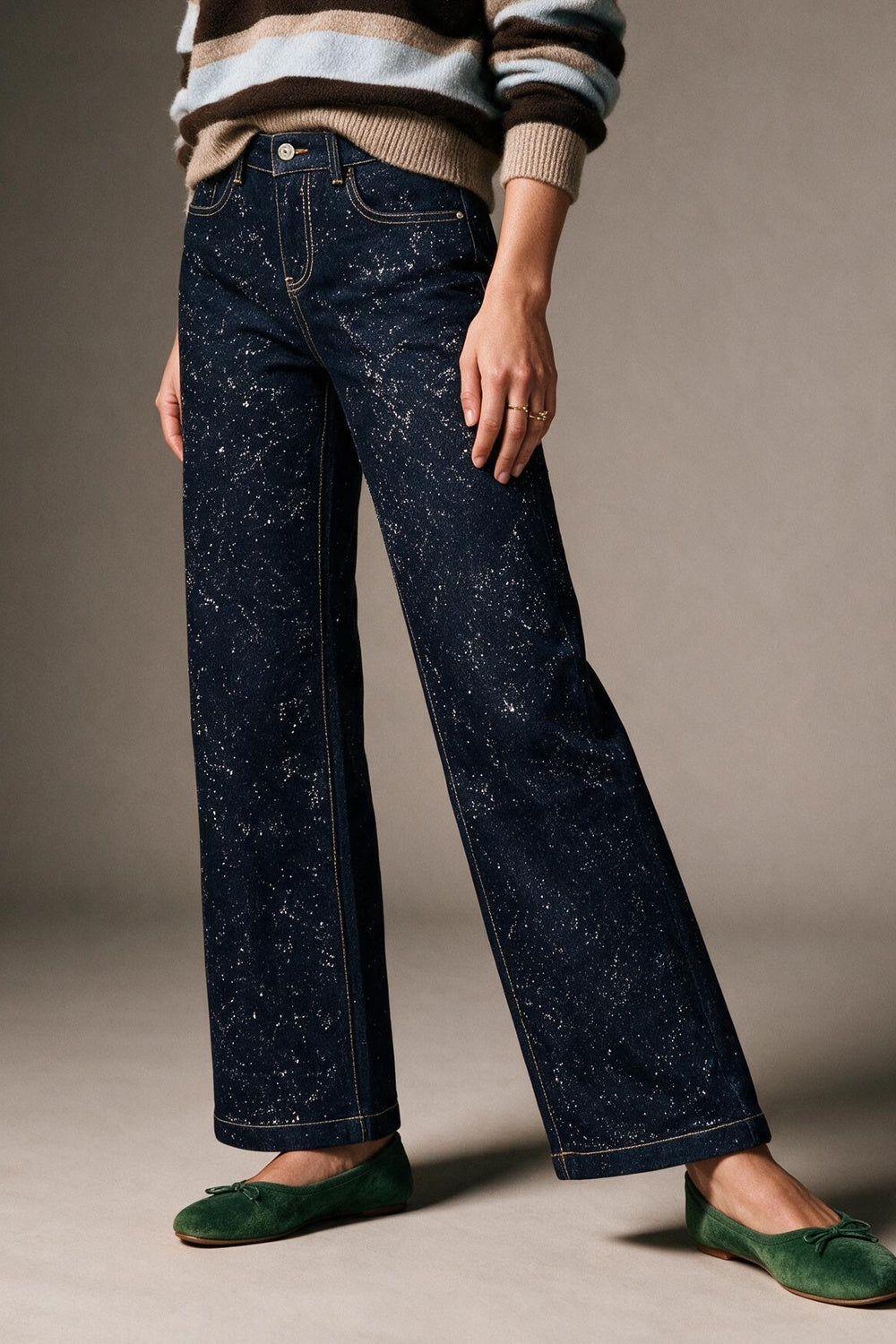 Glitter jeans