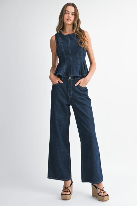 Lu Dark Denim Pants