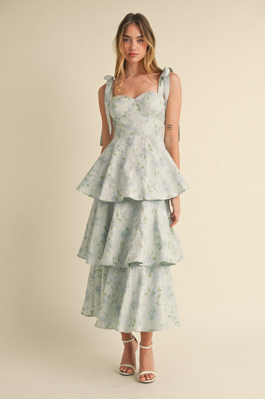 Blue Bloom Dress