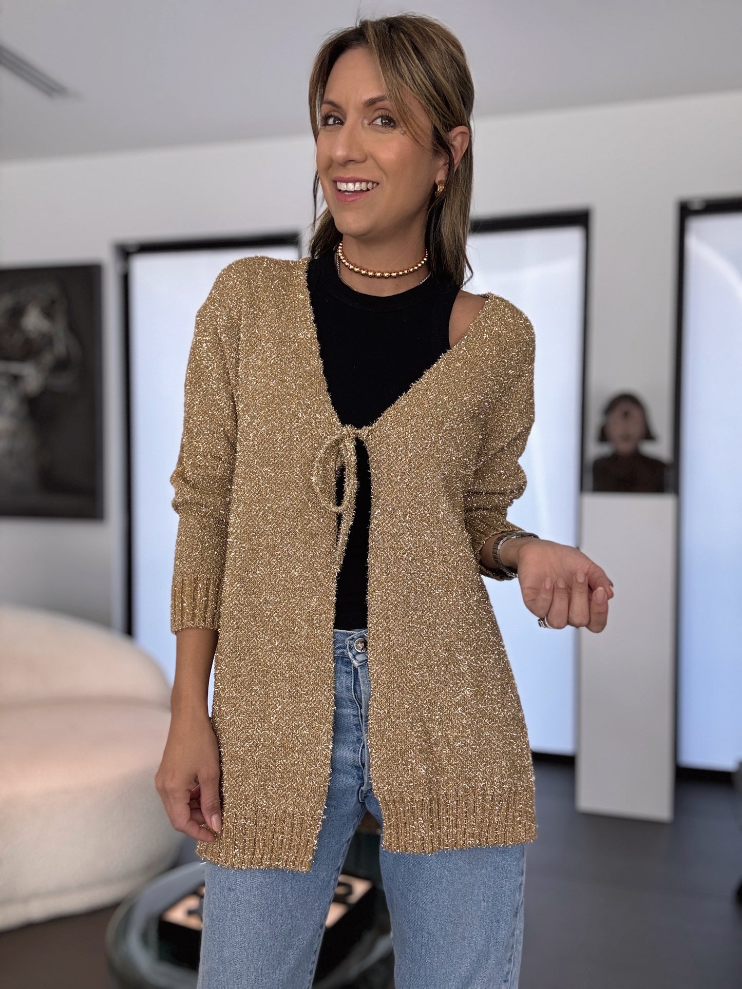 Lurex Cardigan