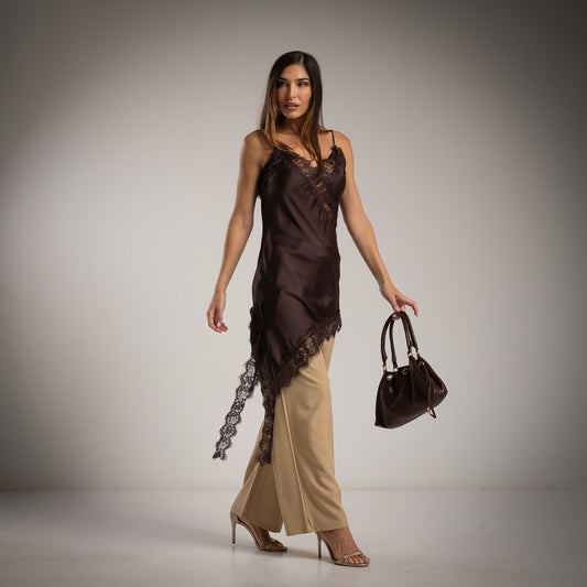 Satin muse dress