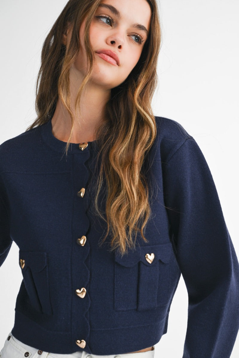 Navy Sweater