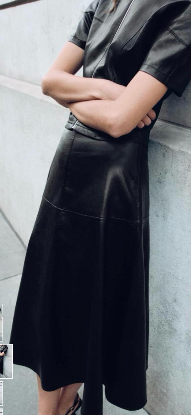 Faux Leather skirt