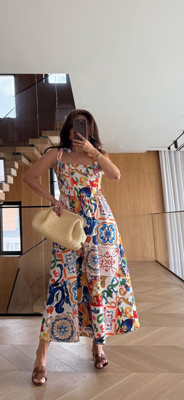 Italian mosaic dress