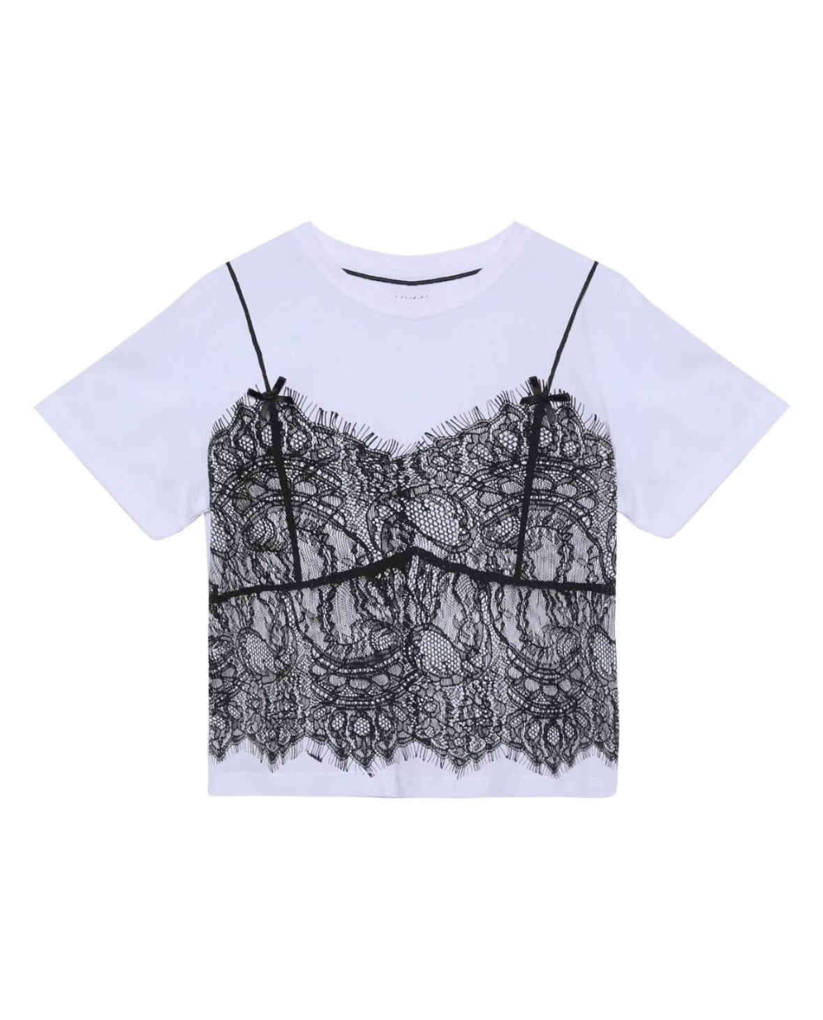 Lace Printed T-Shirt