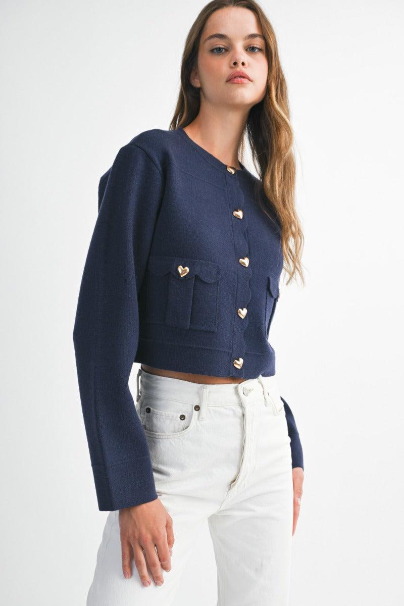 Navy Sweater