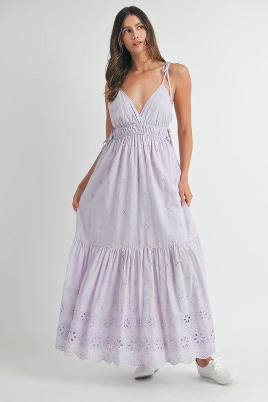 Lavender Midi Dress