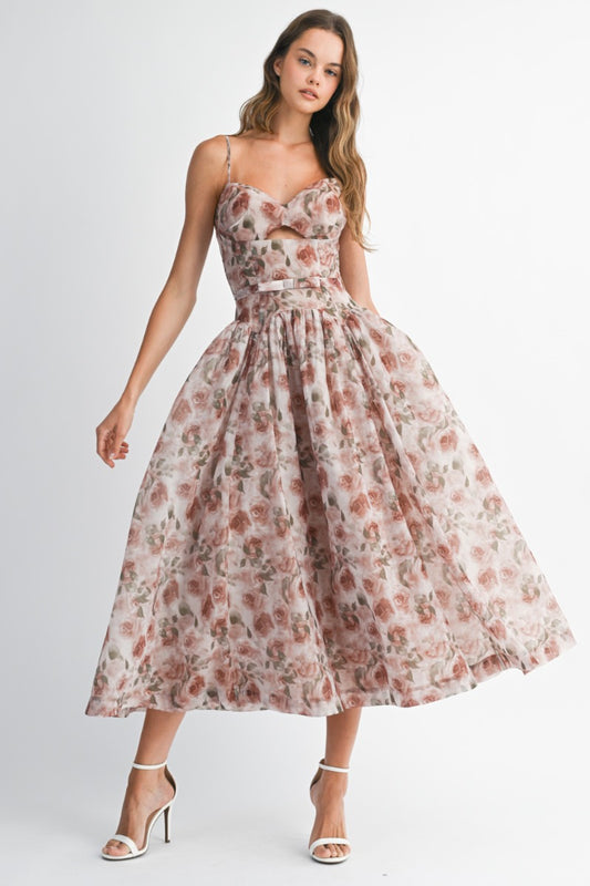 Rose Cocktail Dress