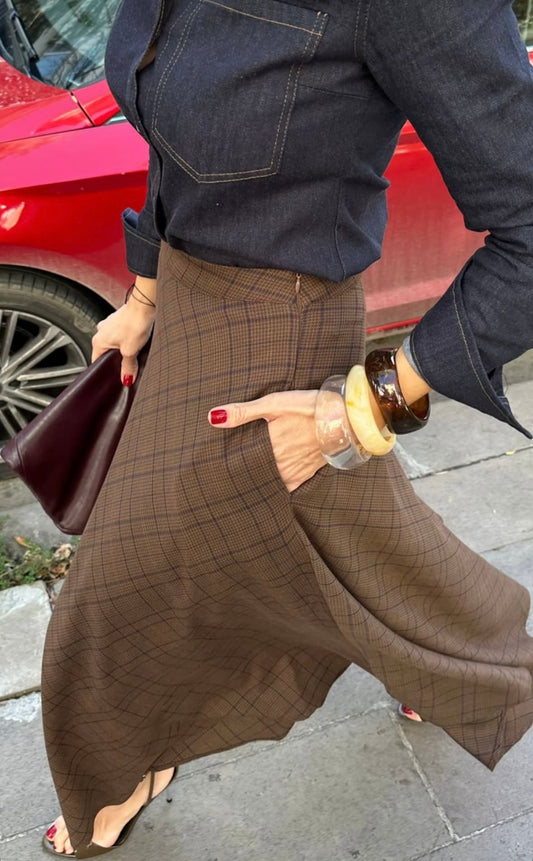 Plaid A-Skirt