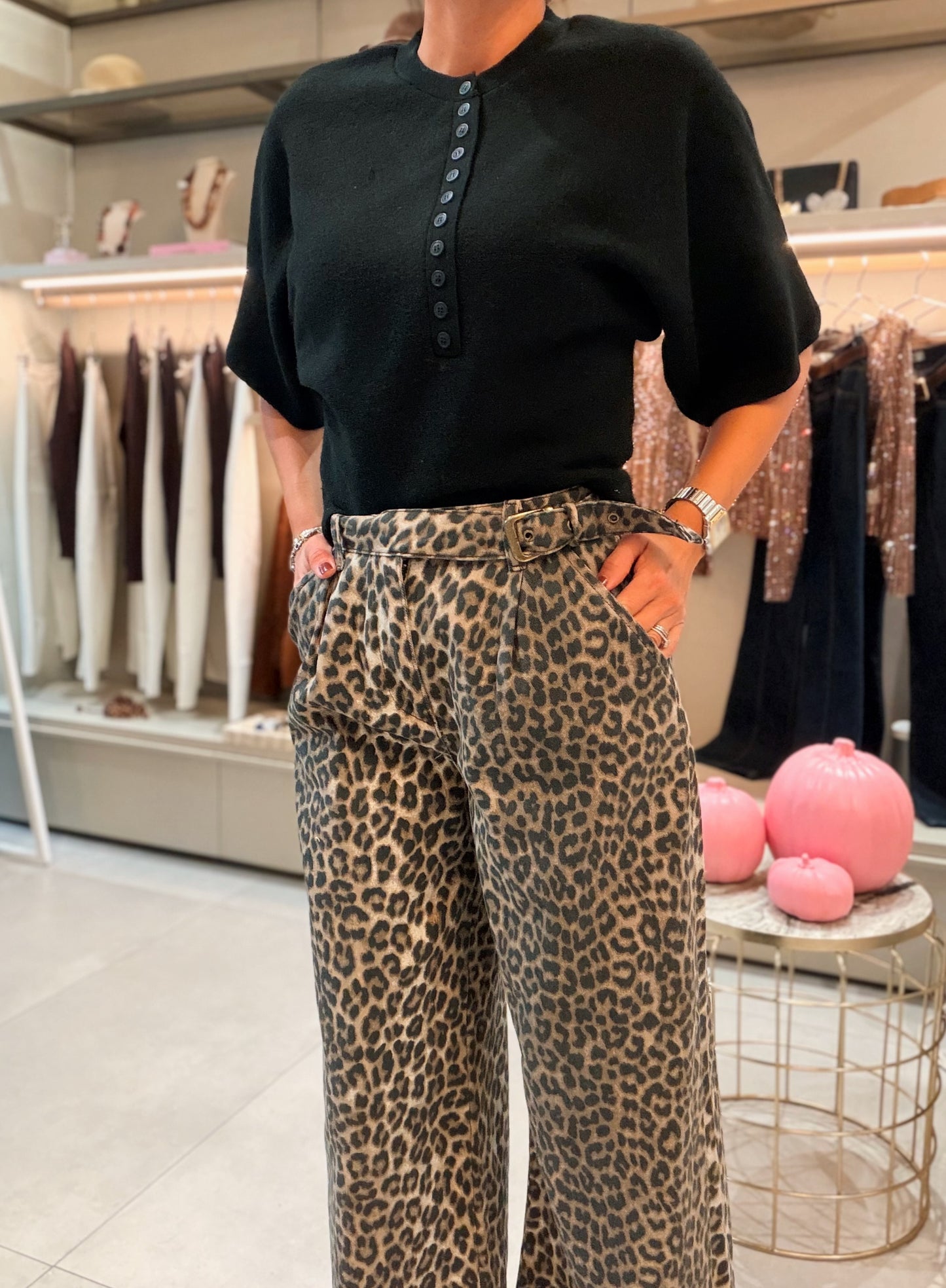 Leopard Jeans