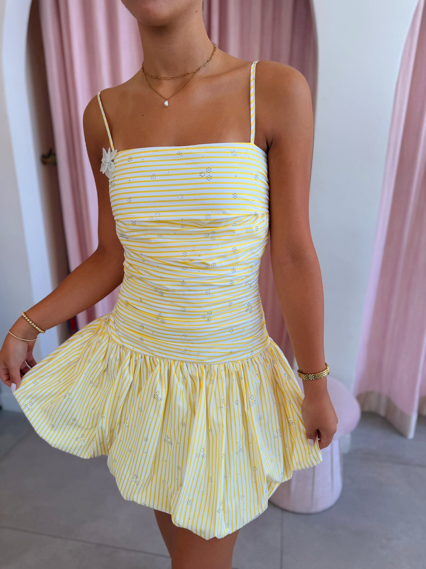Bubble mini dress
