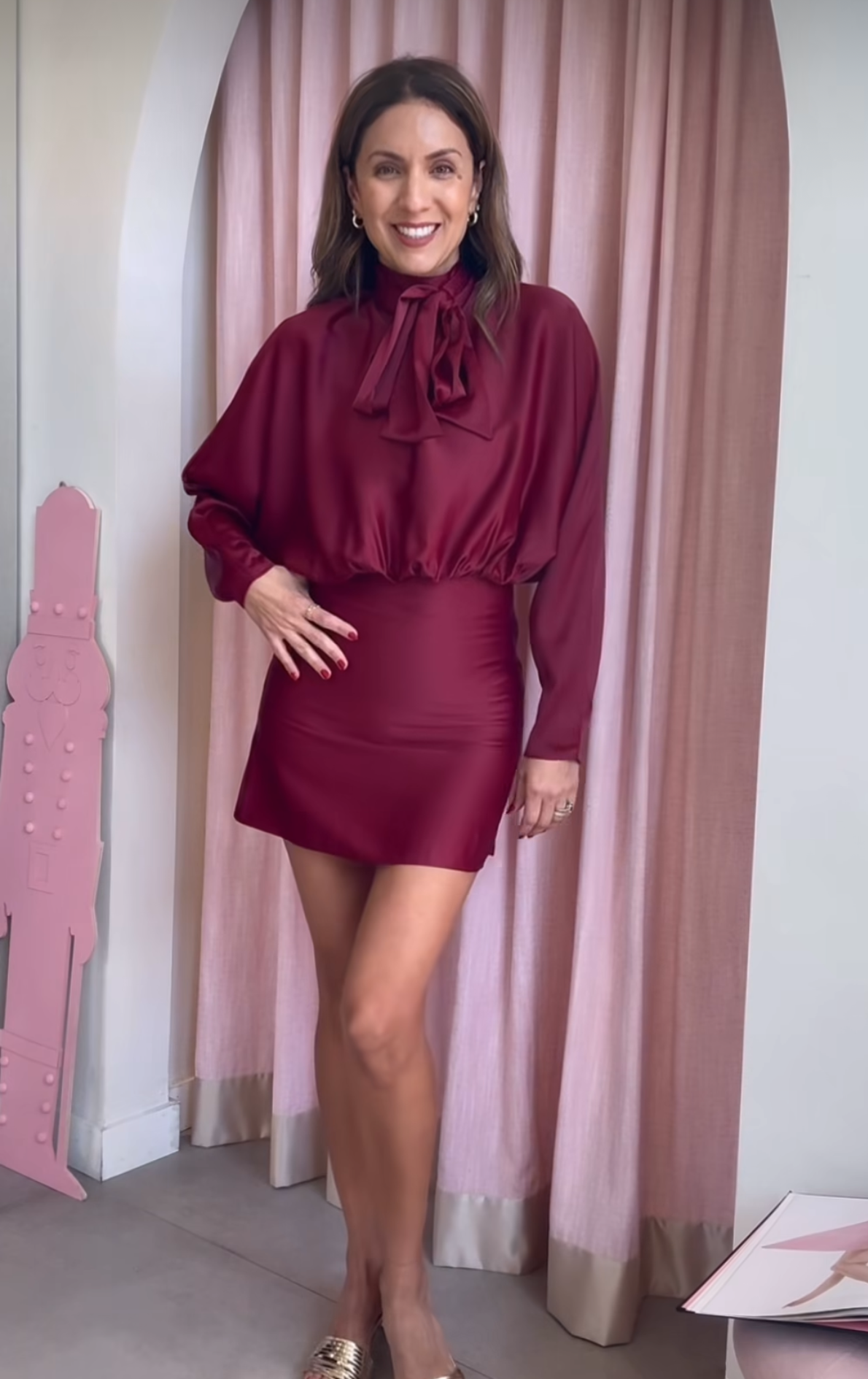 Cocktail Satin Dress