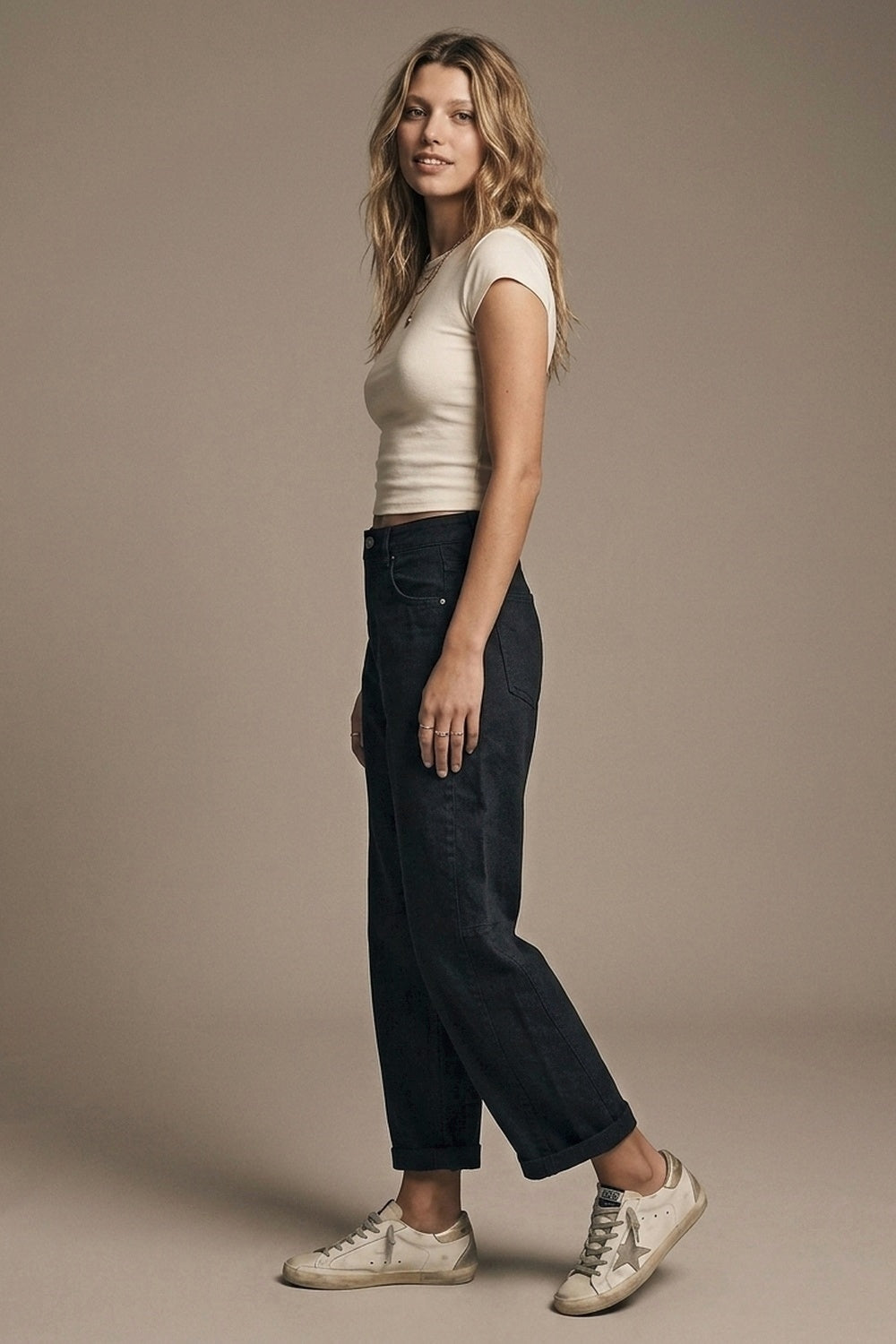Color Barrel Jeans