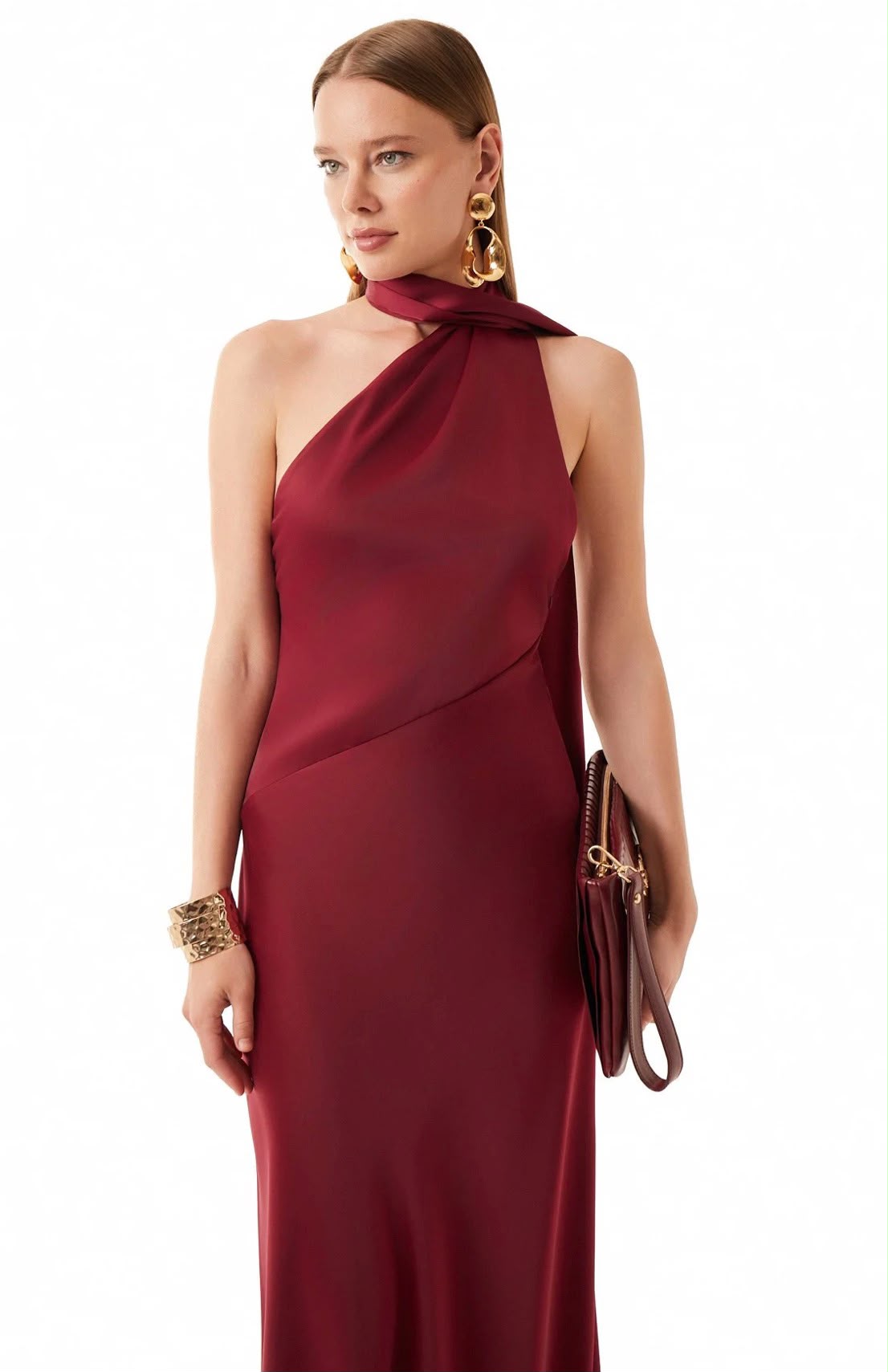 Bordeaux Maxi dress