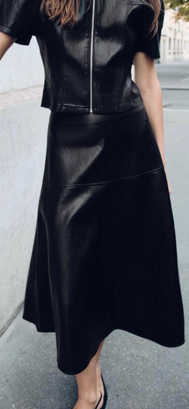 Faux Leather skirt