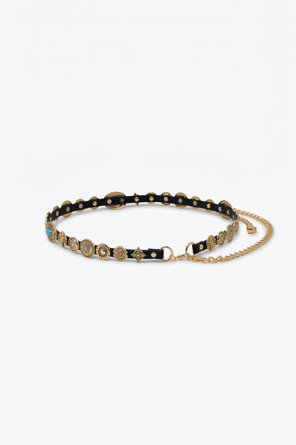 Black medallon belt