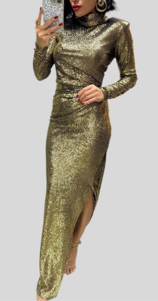 Golden Night Dress