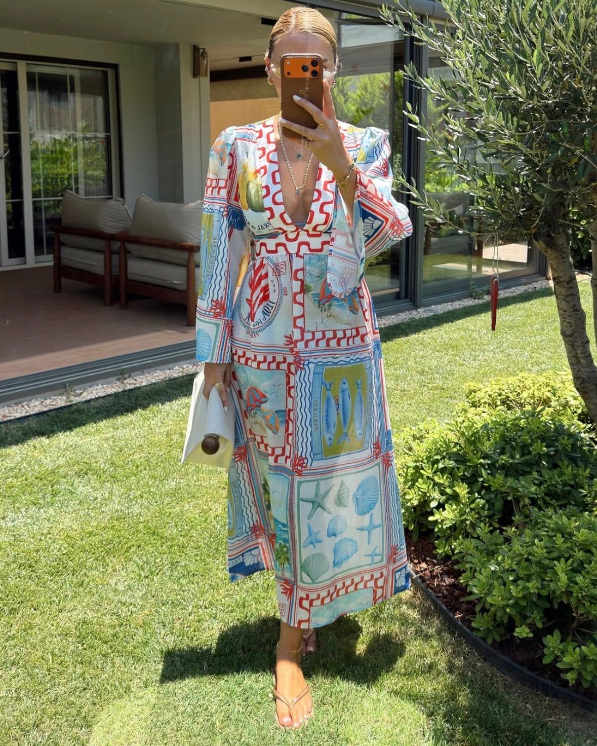 Postcard dress