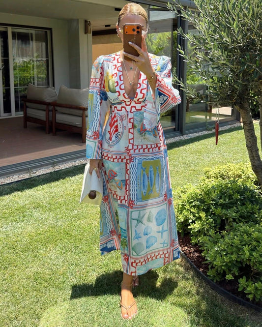 Postcard dress