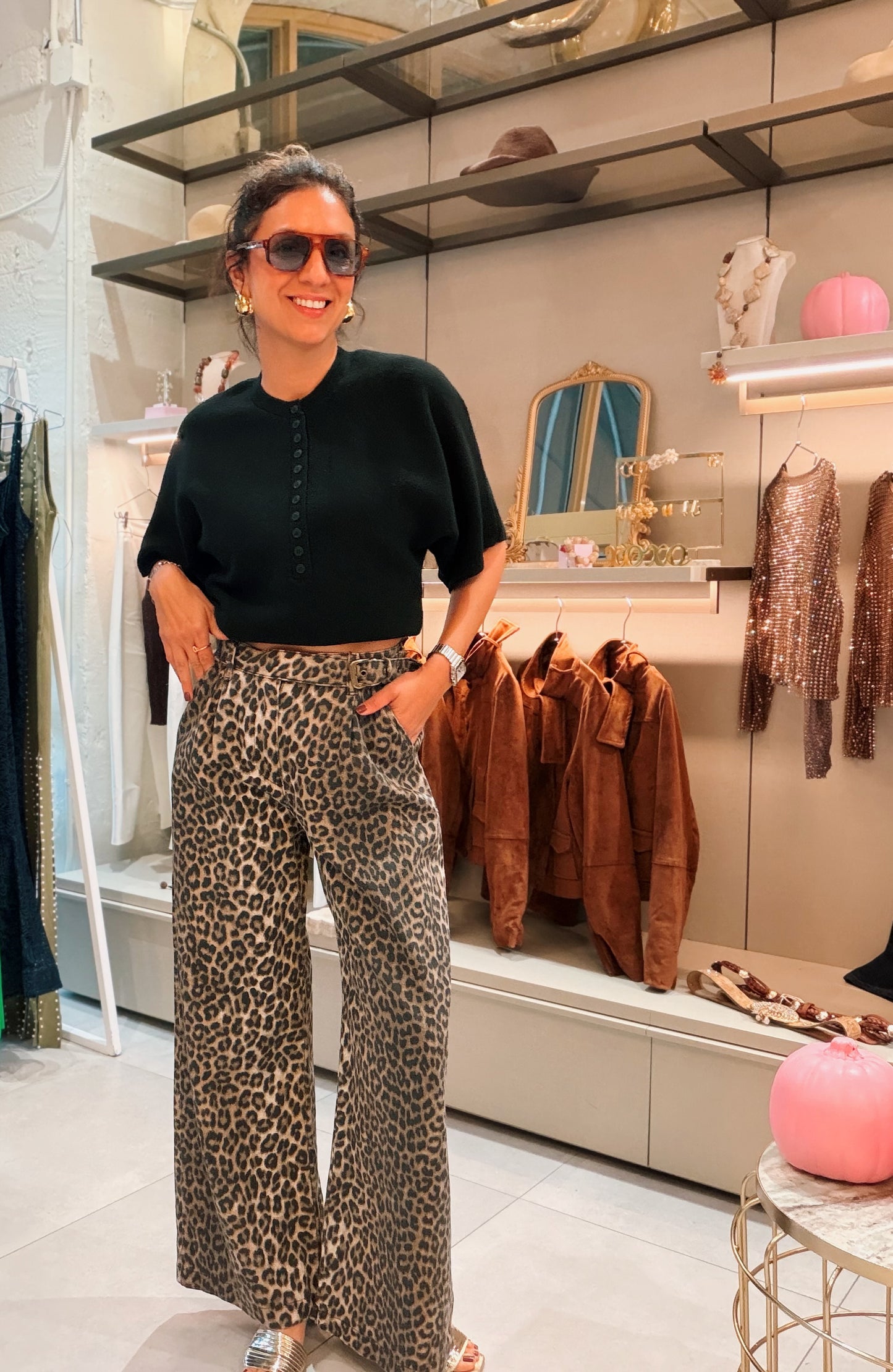 Leopard Jeans
