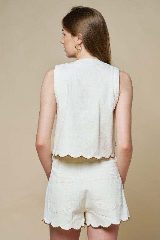 Embroidered Vest