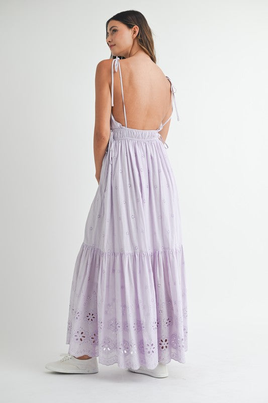 Lavender Midi Dress