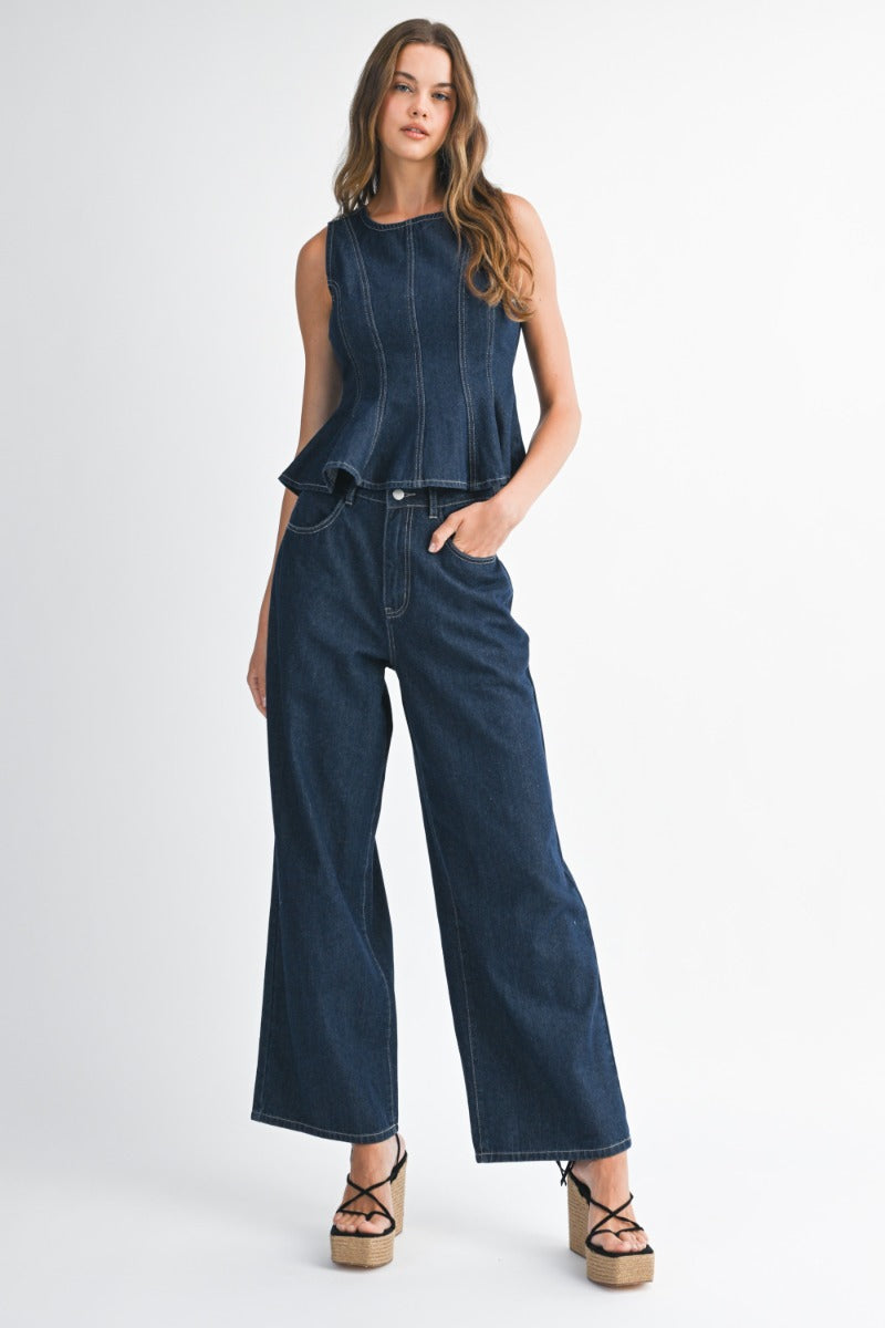 Lu Dark Denim Pants