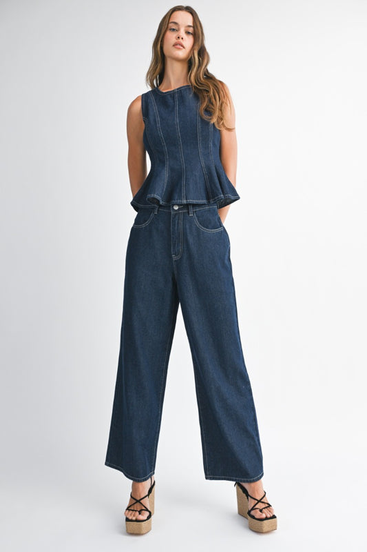 Lu Dark Denim Pants