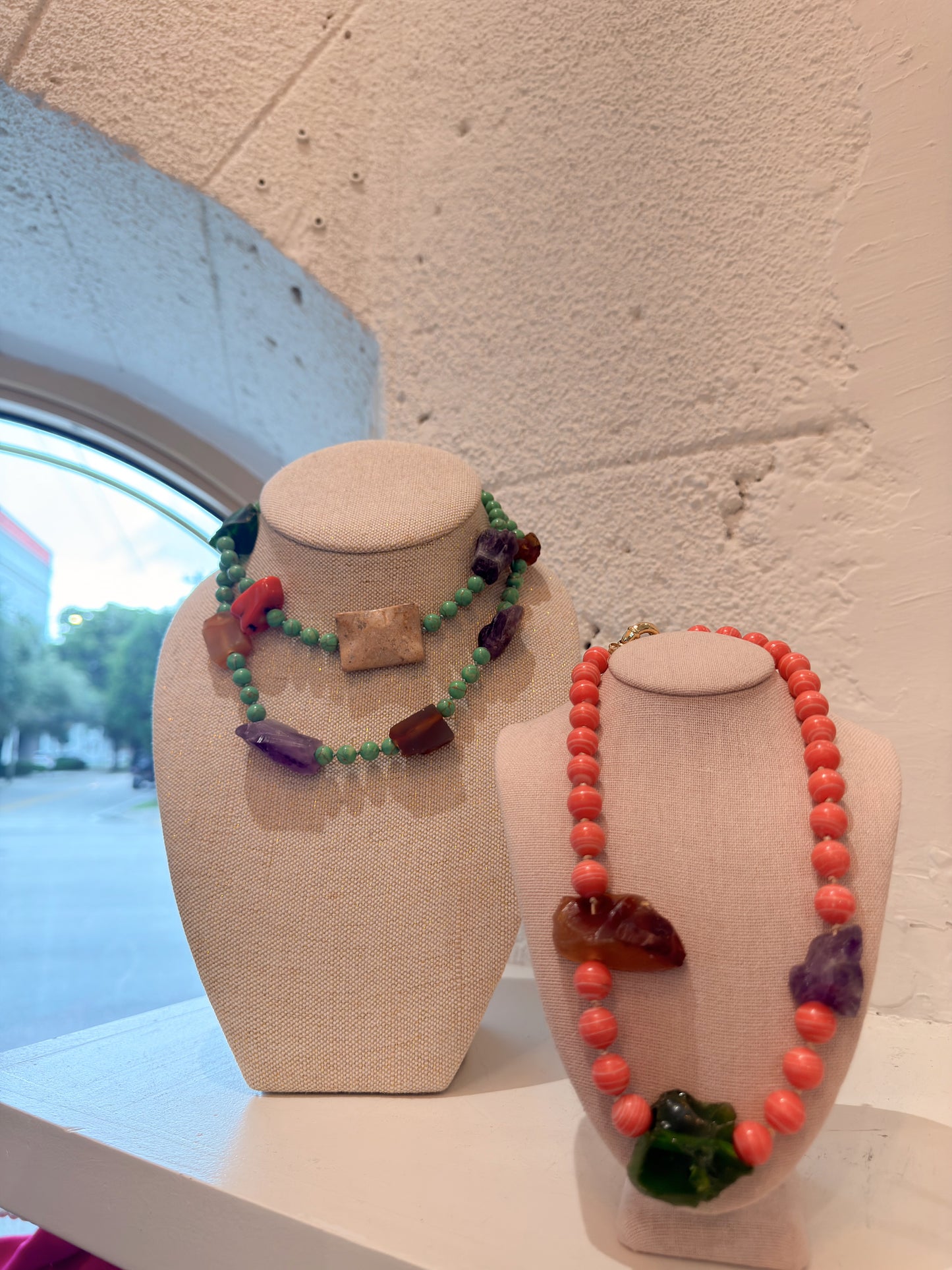 Clau stones necklaces