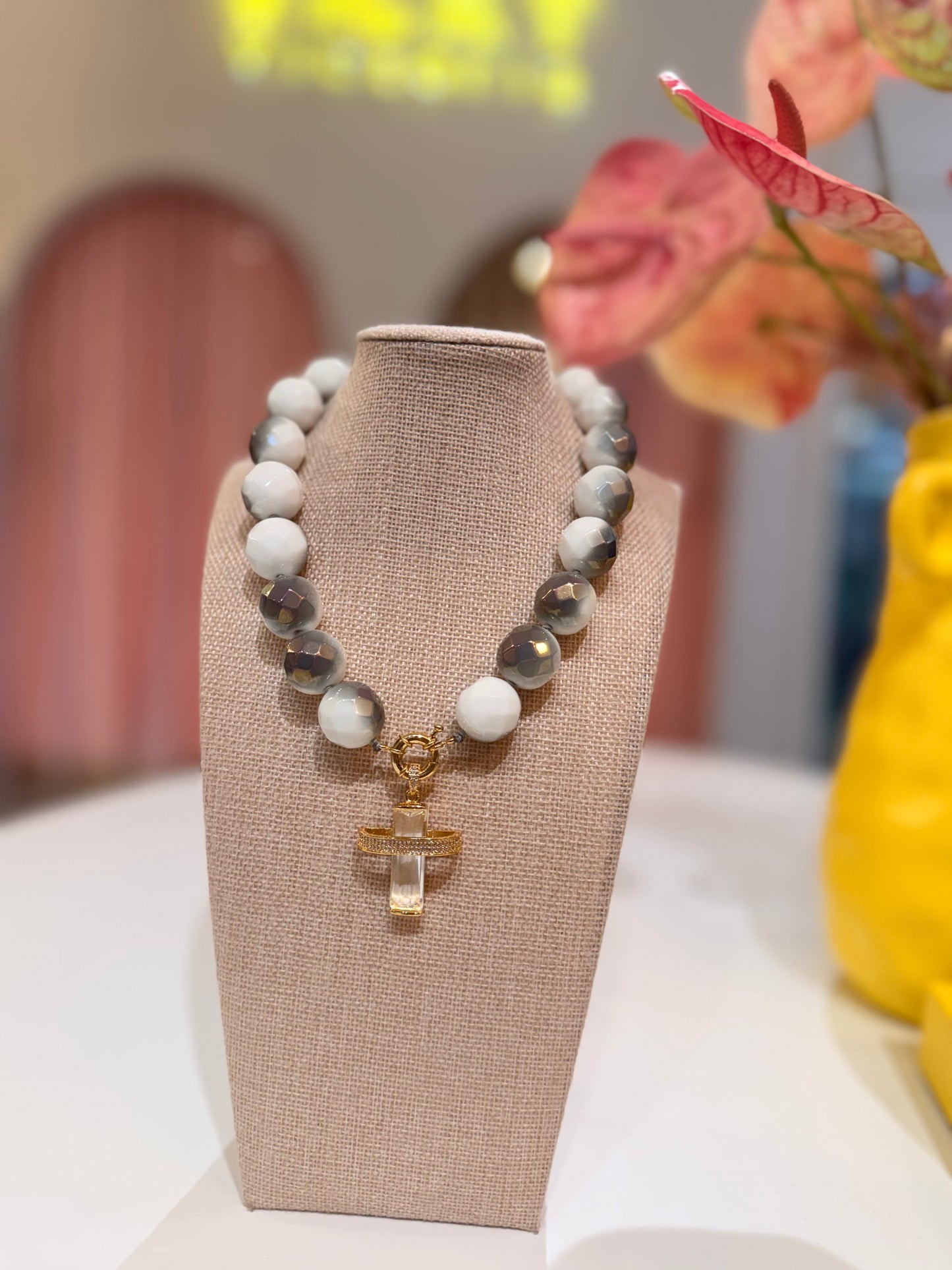 Clau cross necklaces